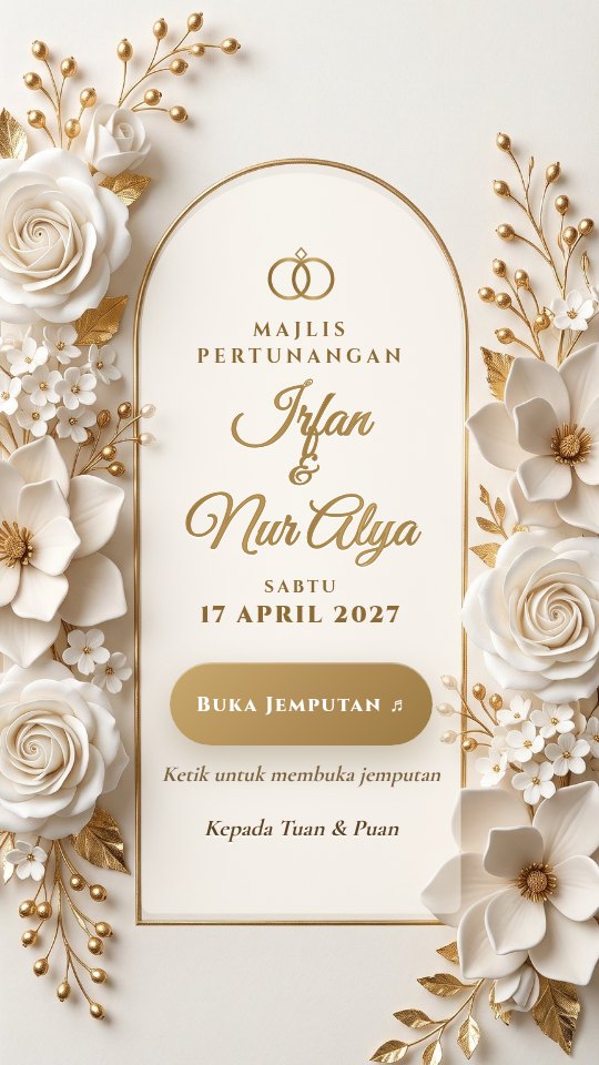 E-Kad Scroll Irfan & Nur Alya